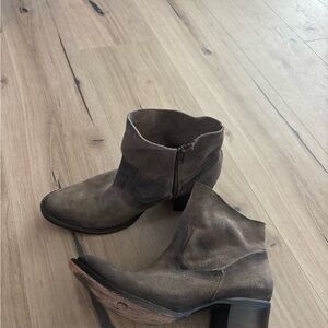 Free Bird Brown Ankle Boots